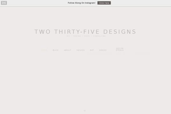 twothirtyfivedesigns.com site used Restored316-market