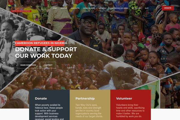 Charity-ngo theme site design template sample