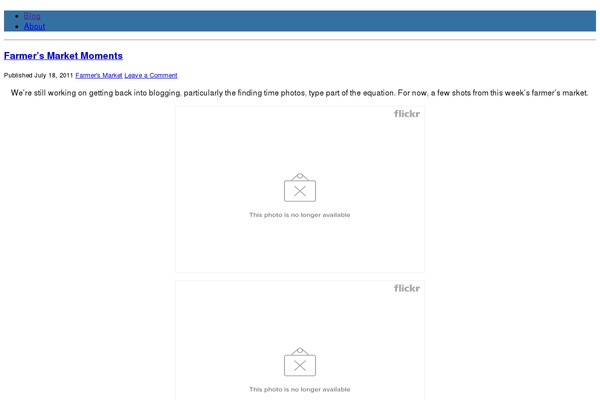 WordPress website example screenshot