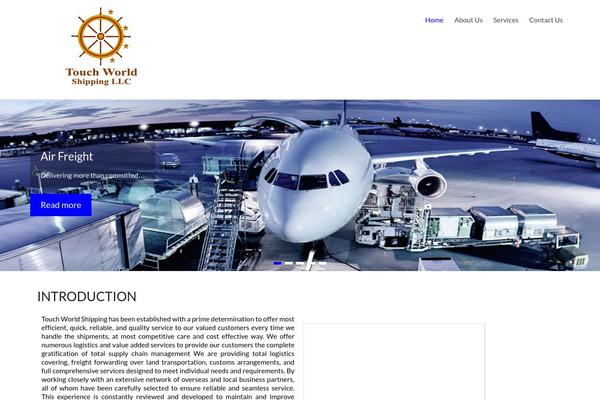 Spacious theme site design template sample