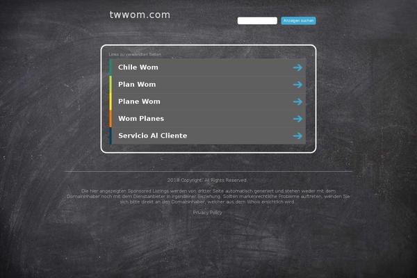 WordPress website example screenshot