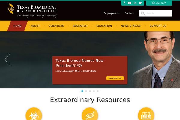 txbiomed.org site used Wp-foundation-six