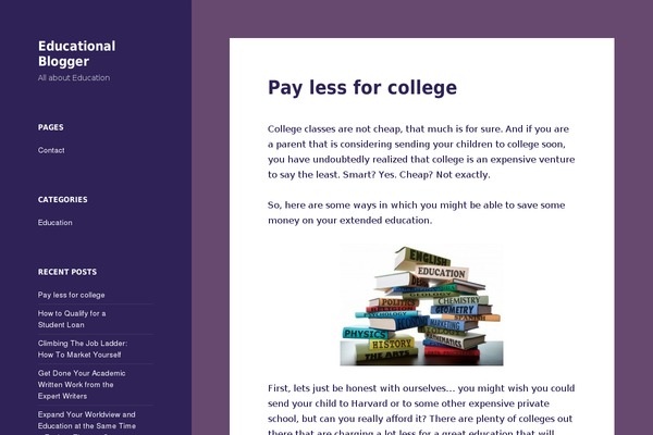 Twenty Fifteen theme site design template sample