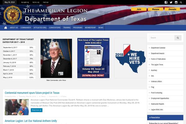 txlegion.org site used Legiontheme