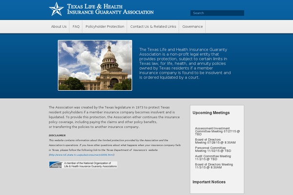 txlifega.org site used Texaslife