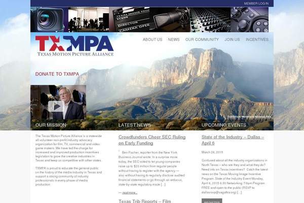 txmpa.org site used Txmpa-theme