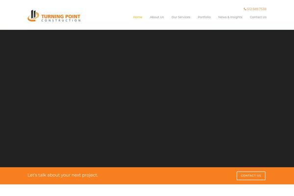 Construction theme site design template sample