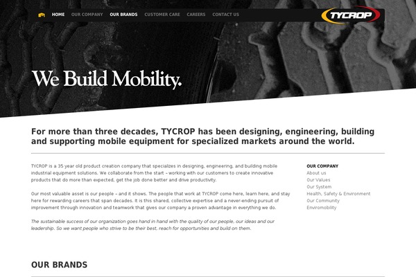 WordPress website example screenshot