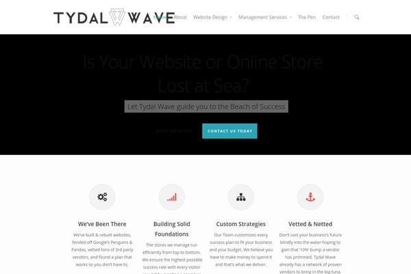 WordPress website example screenshot