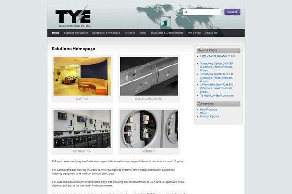 Third Style theme site design template sample