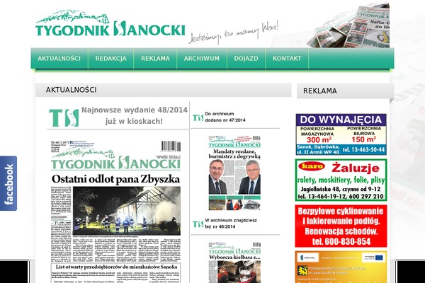 tygodniksanocki.eu site used Healthcare