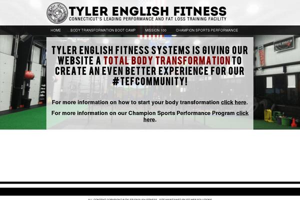 tylerenglishfitness.com site used Tylerenglish