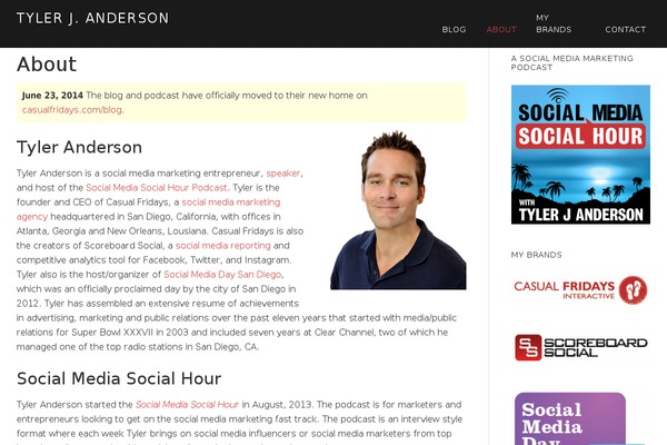 WordPress website example screenshot
