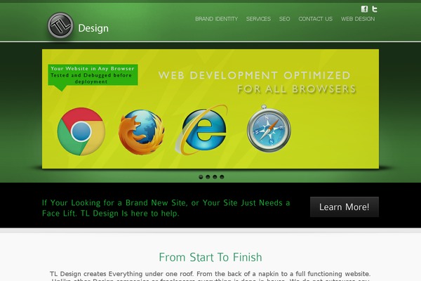 inFocus theme site design template sample