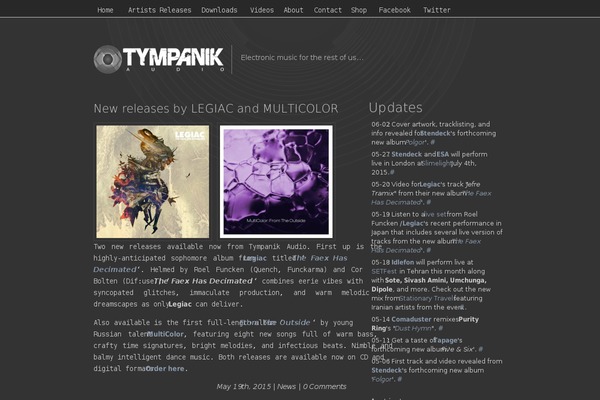 WordPress website example screenshot