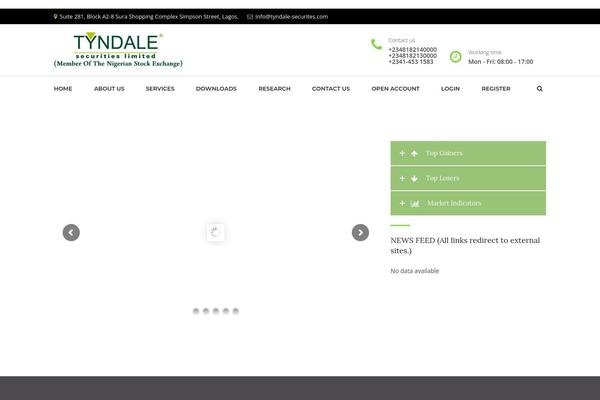 tyndale-securities.com site used Brokerpress