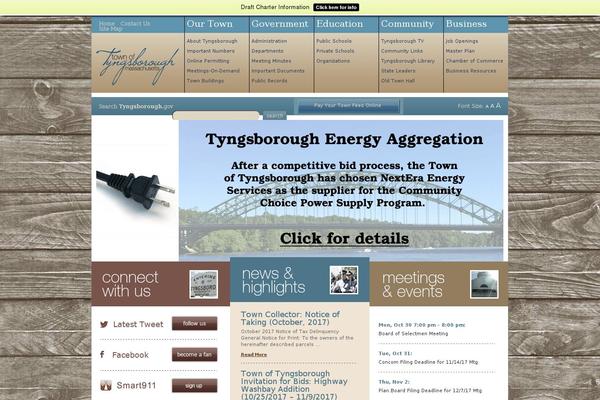 tyngsboroughma.gov site used Tyngsborough