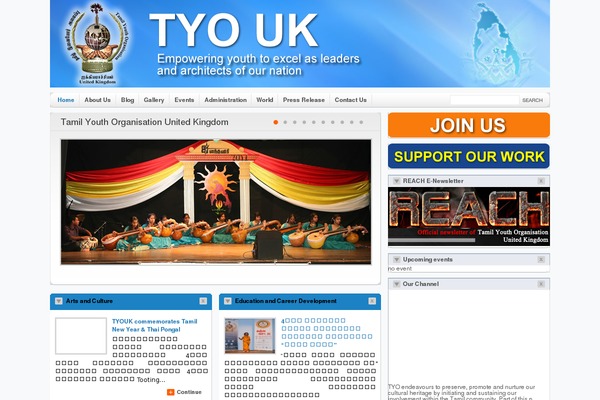tyouk.org site used Wp-comfy