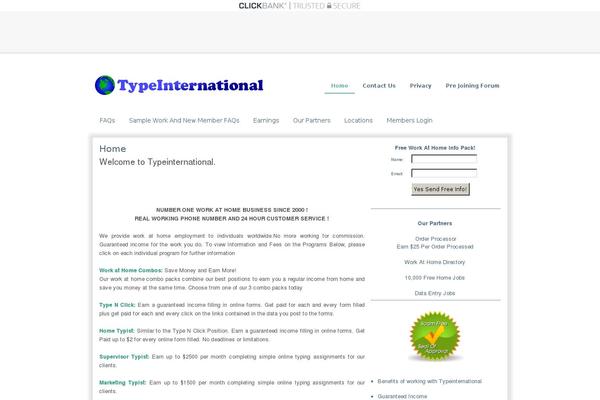 typeinternational.com site used Financenet