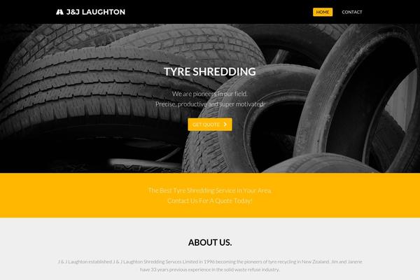 Total theme site design template sample