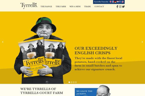 tyrrells theme websites examples