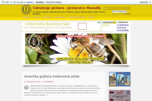 u-pcelara-maradik.org site used Krismas