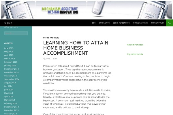 Twenty Fourteen theme site design template sample