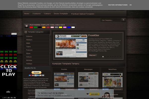 WordPress website example screenshot