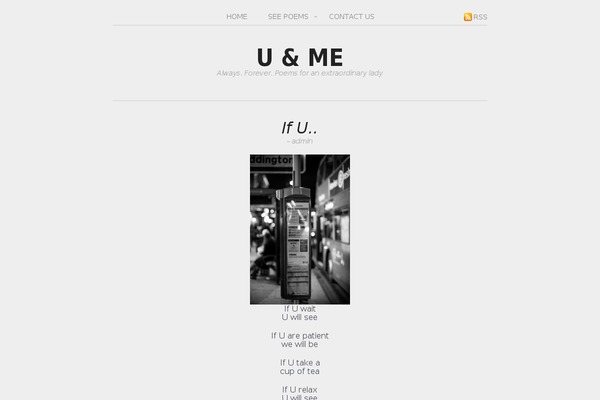 u.me.uk site used Poetry