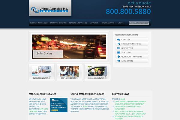 ua-insurance.com site used Ua-theme