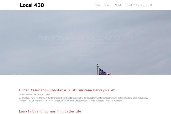 WordPress website example screenshot
