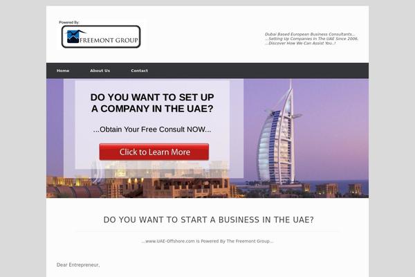 WordPress website example screenshot