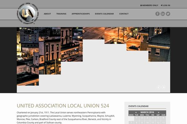 WordPress website example screenshot