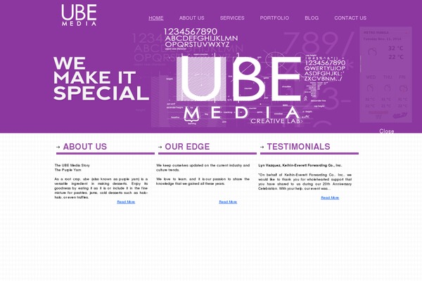 Twenty Eleven theme site design template sample