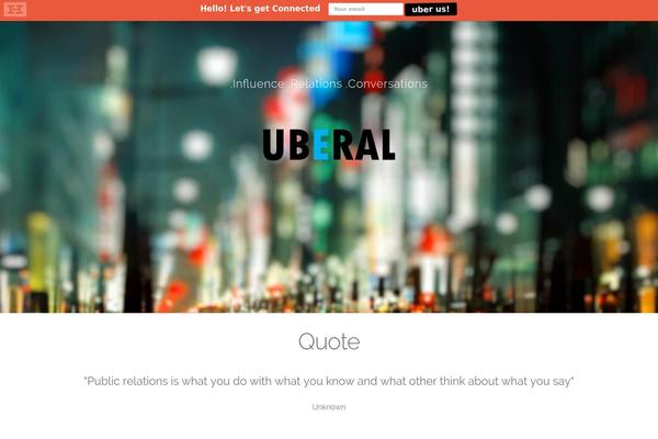 uberal.com site used Athemes_flatolio