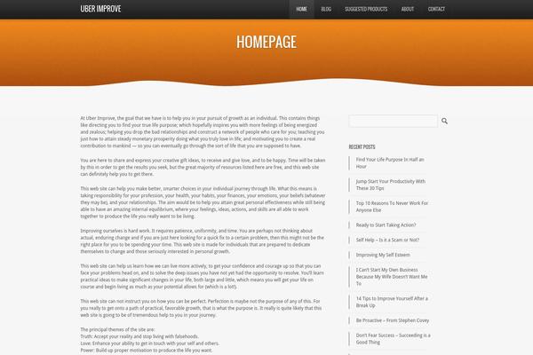 WordPress website example screenshot