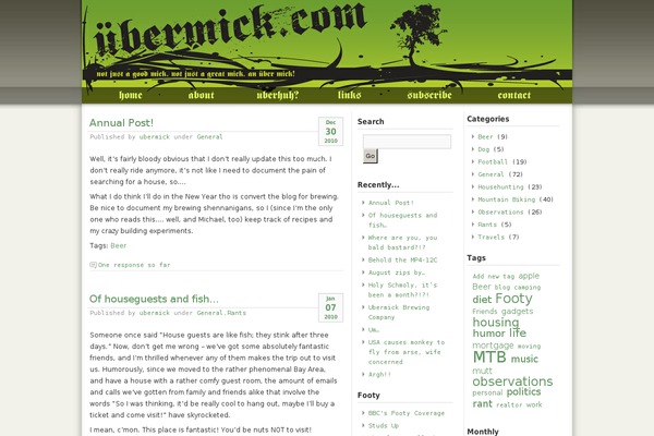 ubermick.com site used Ubermick_redux