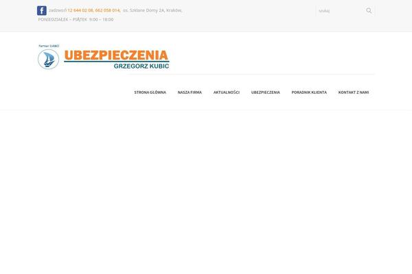 ubezpieczenia.kubic.pl site used Insurance-agency