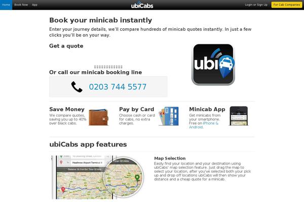 ubicabs.com site used Ubicab