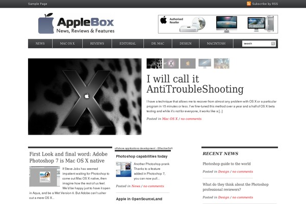 WordPress website example screenshot