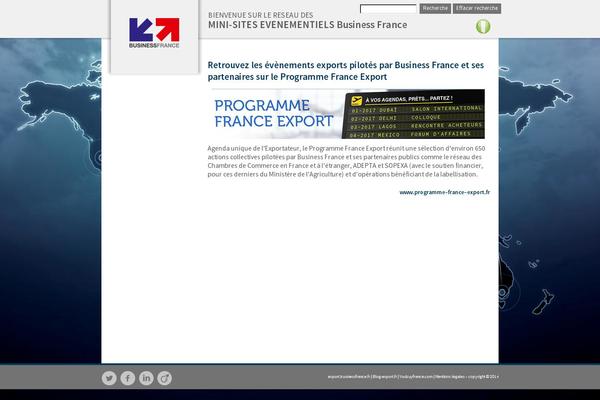 ubifrance-events.com site used Artubitheme