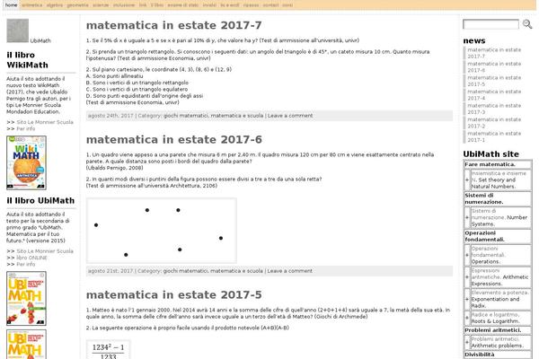 WordPress website example screenshot