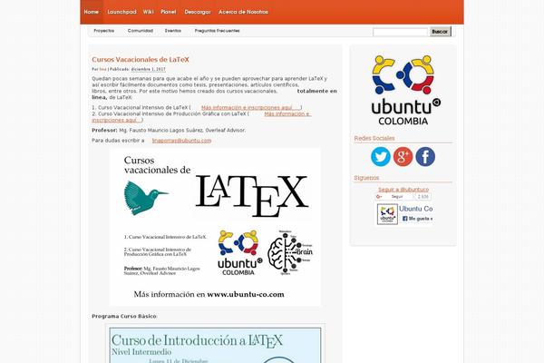 ubuntu-co.com site used Light-wordpress-theme