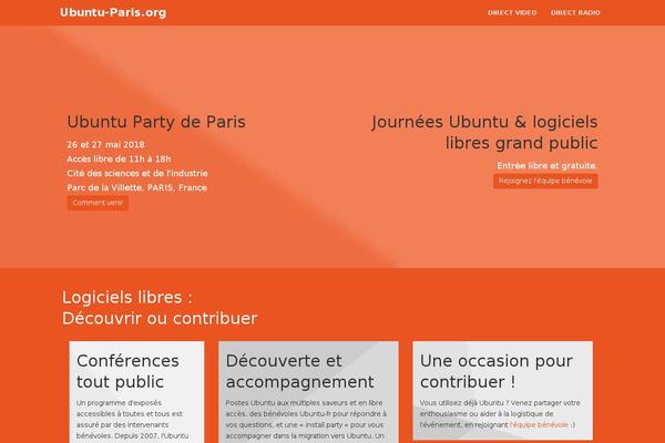 ubuntu-paris.org site used Thekeynote-v1-07