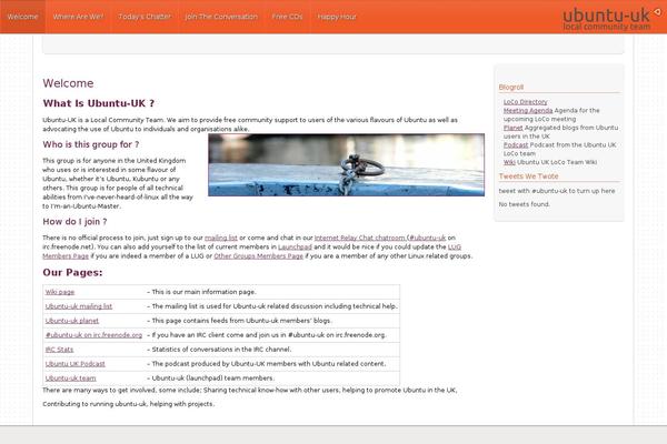 ubuntu-uk.org site used Light-wordpress-theme