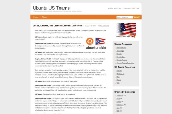 ubuntu-us.org site used Love The Orange