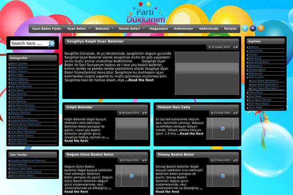 Albizia theme site design template sample
