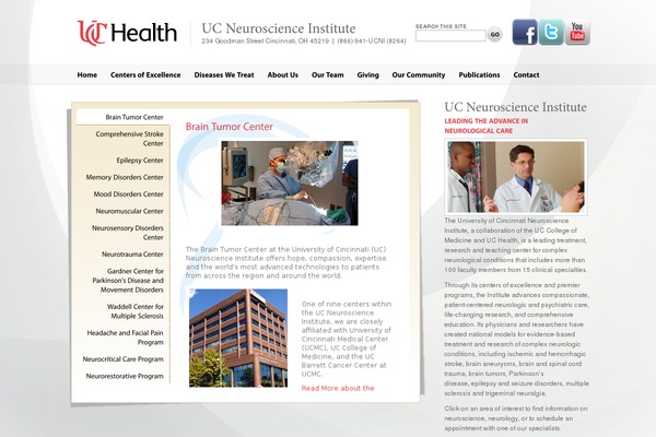 ucni theme websites examples