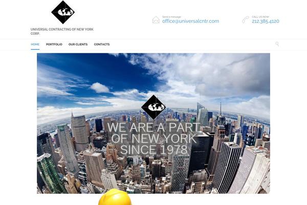 Construction-child theme site design template sample