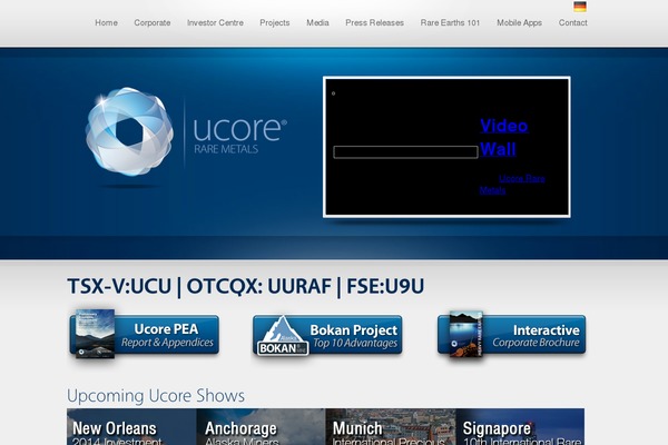 ucore.com site used Quarty